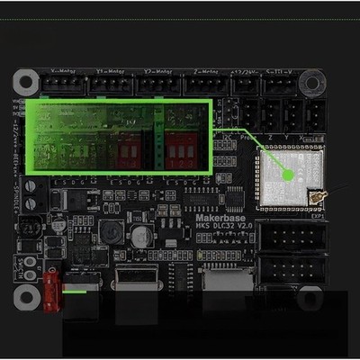 Makerbase DLC32 TS35-R Touchscreen ESP32-WROOM-32U Dual Core Modul 32 Bit