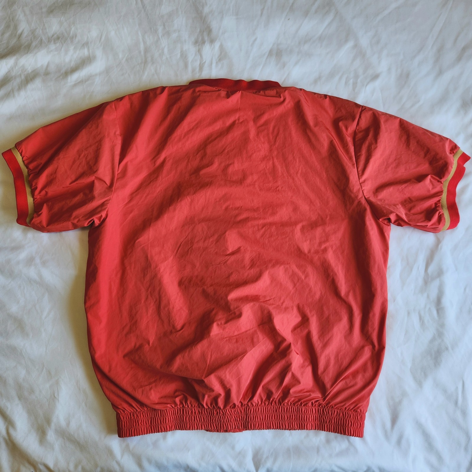 SACAI X NIKE Nike Hoops Ossidiana Rosso Uomo SM Basket Riscaldante Tiro Bottone a Scatto Giacca