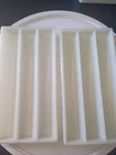 2 Count Vintage Milk Glass Dental Trays  3 Cell Compartment Great Condition