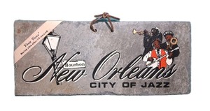 VIEUX CARRE' NEW ORLEANS ROOFING SLATE TILE 175 YEARS OLD ~ BOURBON STREET JAZZ
