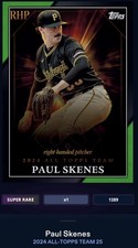 2025 MLB TOPPS Series 1- All-Topps Team-PAUL SKENES (Topps MLB Bunt DIgital Card