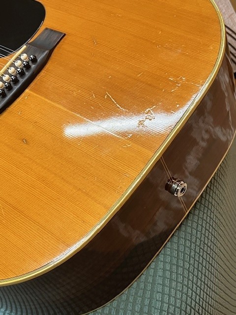 Yamaki Deluxe 12弦ギター ピエゾマイク付き品番不明　ジャンク扱い Yamaki Deluxe 12-String Acoustic Guitar w/ Piezo Pickup - Vintage