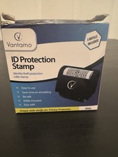 Vantamo Identity Theft Protection Roller Stamp with 3 Ink Refill for Security