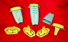 Ice Tups® by Tupperware™ NEW DESIGN! Stand-Alone - Lime/Aqua, Set of 6, 2-parts