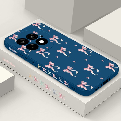 Bow Pattern Silicone Soft Phone Case For OnePlus 13R 13 12R 12 11R Ace 5 3 Cover - Picture 13 of 16