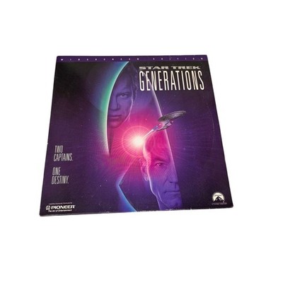Star Trek Generations LaserDisc 1994 Sci-Fi Widescreen Edition Paramount