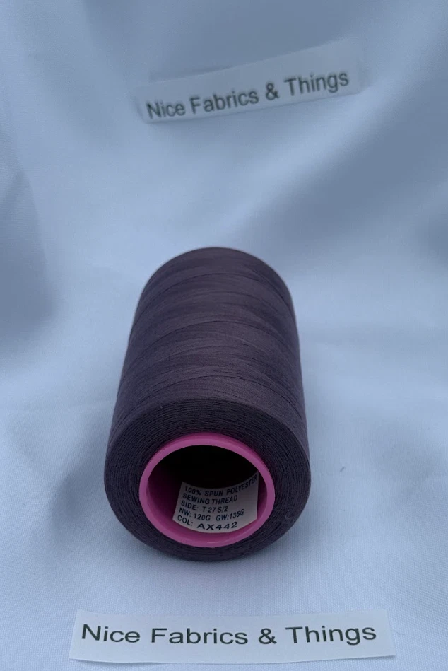 50 Spools - Purple AX442 Multi Purpose Sewing Thread - Image 3 of 3