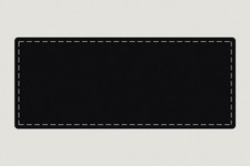 Large Gaming Desk Mat 900x400mm Extended Mouse Pad Non-Slip Stitched Edges Black