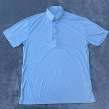 Collars  Co Dress Collar Polo Shirt Mens Large Pastel Green Stretch New NWOT