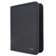 Ultra PRO 4-Pocket Zippered Premium PRO-Binder Toploader-Binder schwarz 80 cards