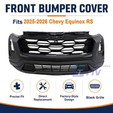 Front Upper and Lower Bumper Cover Set For 20...