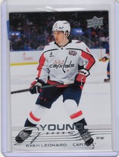 Ryan Leonard Young Guns Rookie 2025-26 Upper Deck Series 1 Hockey Card # 238. rookie card picture