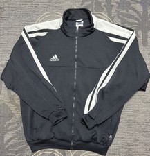 Adidas Black  White Track Jacket Men  s Size - XL  athleticwear tracksuit