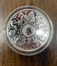 Queen’s Beasts COMPLETER 2021 2oz .999 Silver Coin - Royal Mint - CGT Exempt