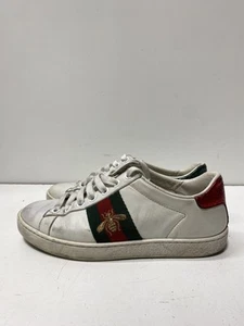 Chaussures femme Gucci Ace blanches rayées pointure 4