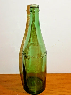 1945 ancienne 90CL BOUTEILLE D'EAU en verre BADOIT SAINT GALMIER loire MINERALE - Photo 1/4