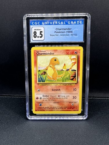 Charmander graded CGC 8.5 for sale on eBay