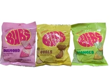 BUBS Sour Tutti Frutti Banana Toffee Strawberry Vanilla Swedish Candy Lot of 3