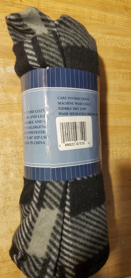 NorthPoint Plaid Fleece 50X60" Blanket Quilt Throw Gift BRAND NEW - Image 3 of 4