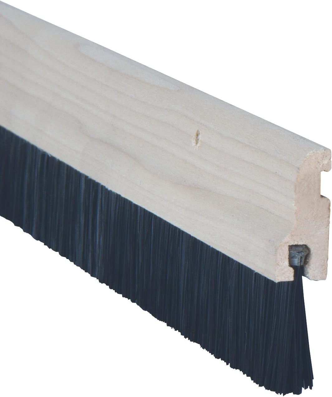 , Striscia Paraspifferi per Porta, Con Spazzola, Color Legno