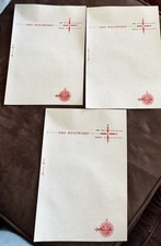 3-Unused Vintage Letterhead Stationery The Westward Hotel - Anchorage, Alaska