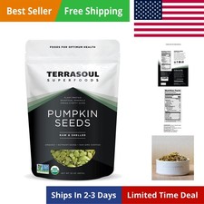 Organic Pumpkin Seeds, 2 Lbs -  Quality, Shelled, Raw, Unsalted 19.13 per gallon
