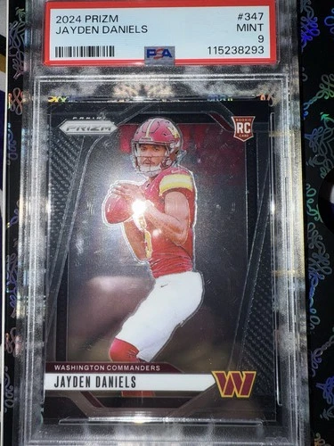 2024 Panini Prizm Rookies Jayden Daniels #347 PSA 9