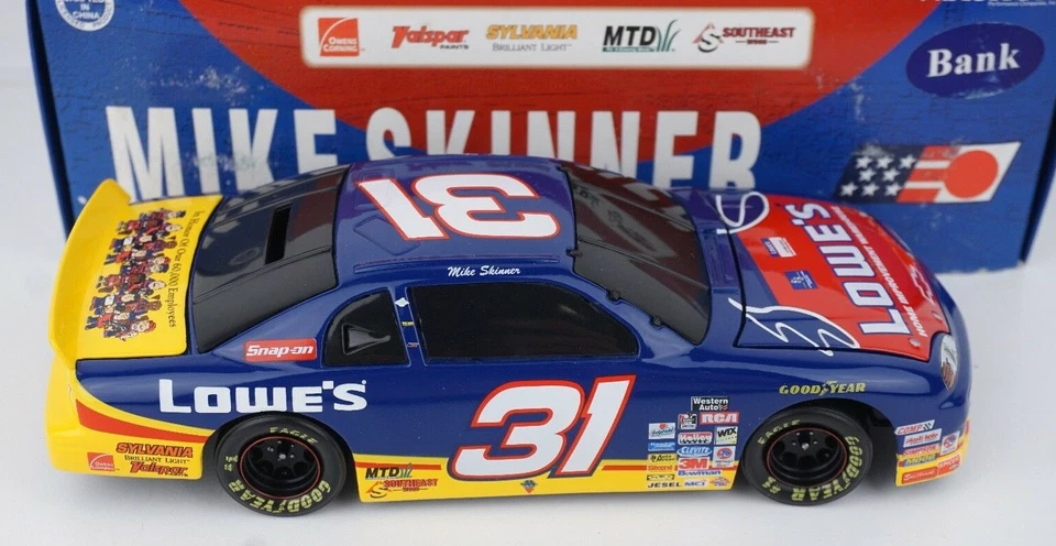 1/24 MIKE SKINNER #31 LOWE'S 1997 ACCIÓN NASCAR DIECAST BANK CIRCUITO SUZUKA Foto 3 de 4