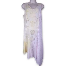 SUNDANCE Eyelet Lace Dress Size 8