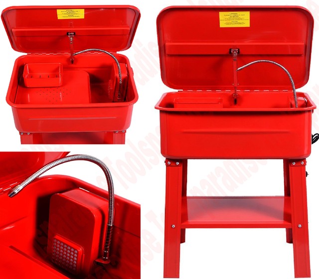 Auto Parts Tools Cleaner Washer Tank With 110V Electric Pump