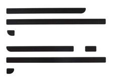 Seitenschutzleisten schwarz für Volkswagen VW T5 kurzer Radstand 2003-03.15 F38s Seitenschutzleisten schwarz für Volkswagen VW T5 kurzer Radstand 2003-03.15 F38s