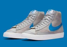 NIKE BLAZER MID '77 NRG EMB GREY FOG/PHOTO CV8927-001 MEN'S SIZE 8 FAST SHIP