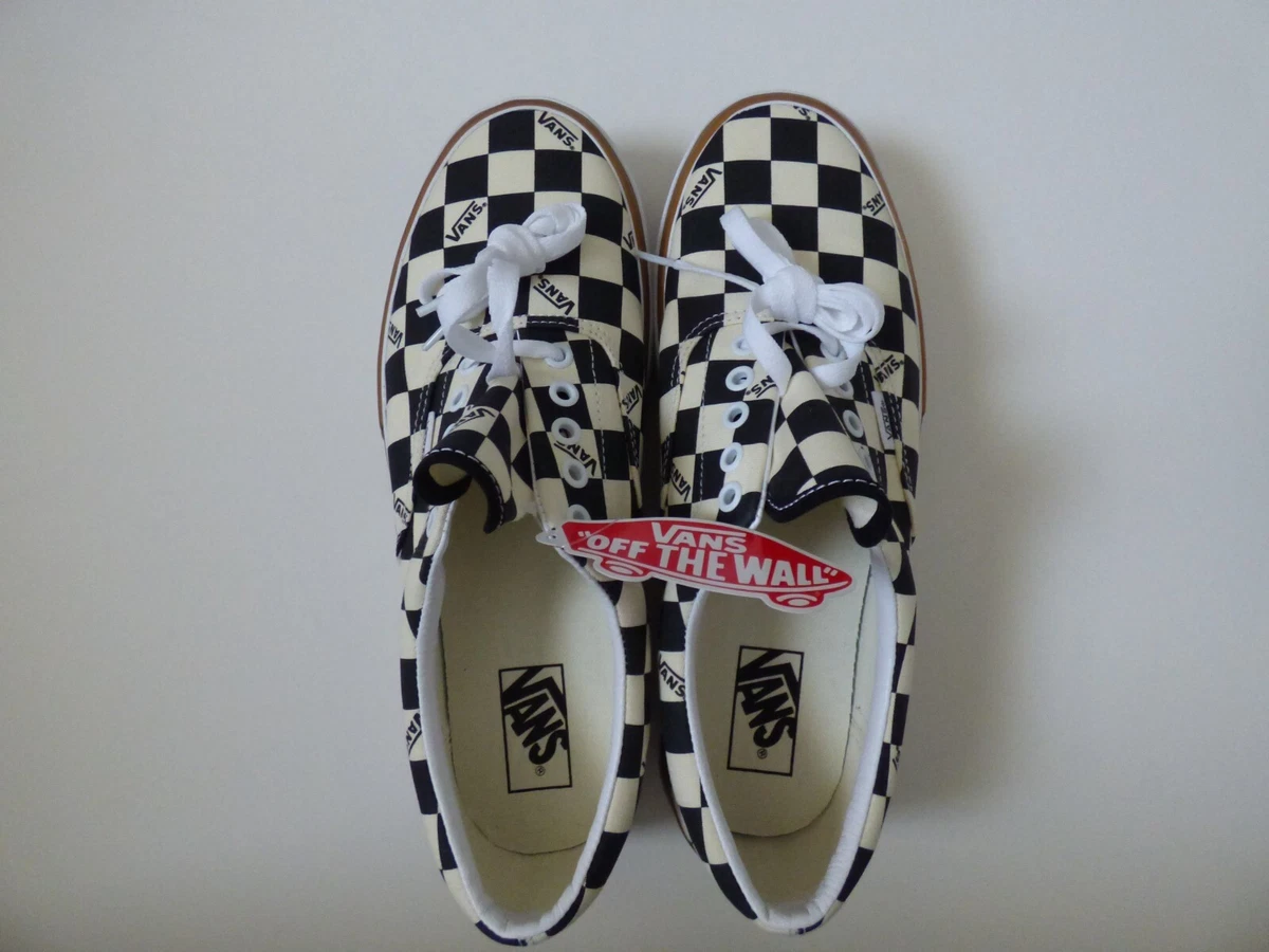 Vans Era Stacked Checkerboard Multi True White Mens Shoes White Size 10