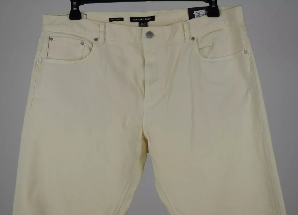 Michael kors 2024 jeans mens white