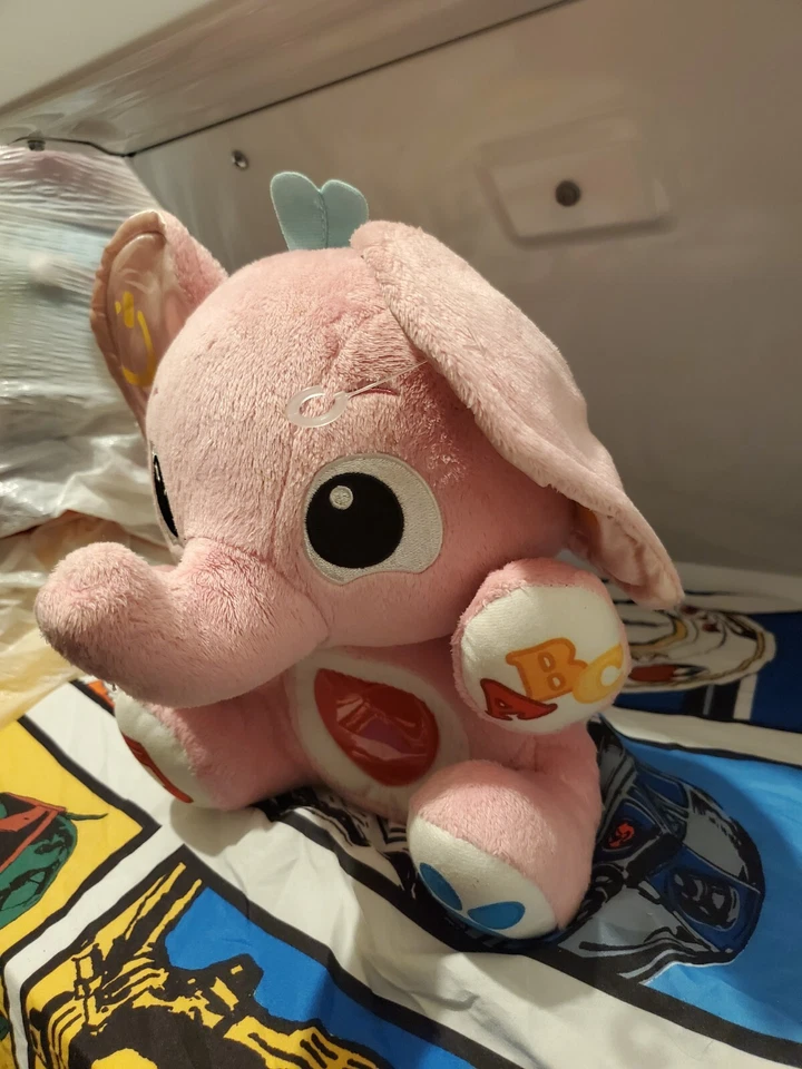 Día de Peluche Little Tikes My Buddy LALAPHANT Elefante Rosa Foto 3 de 4