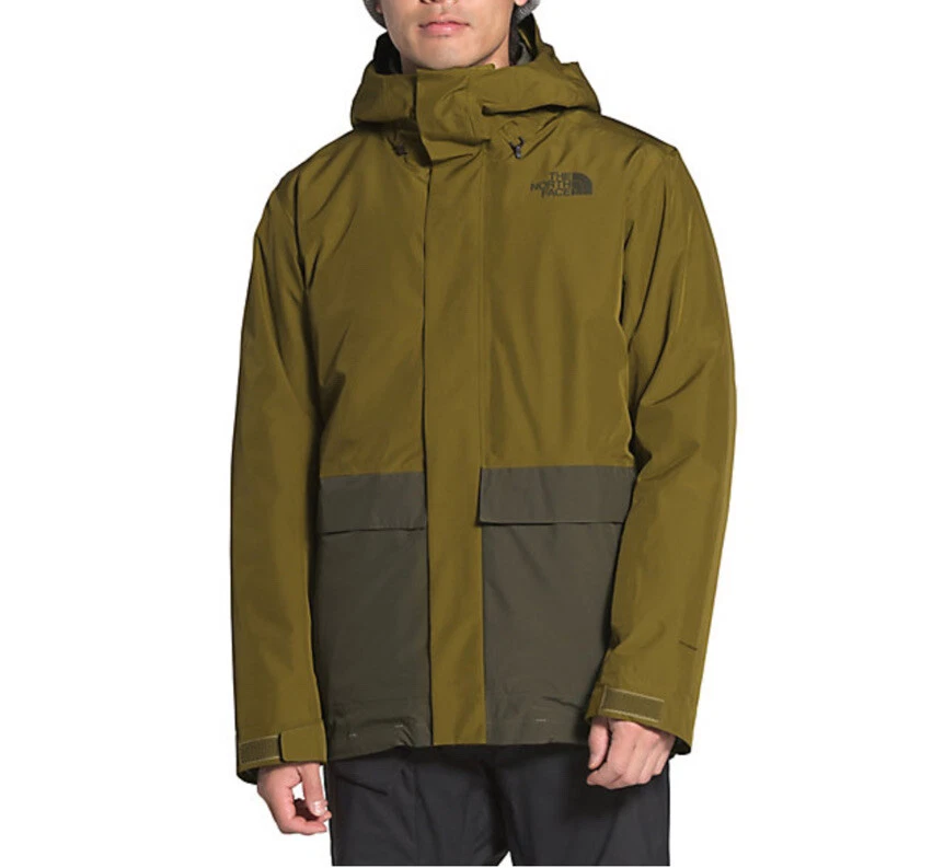 THE NORTH FACE Men's CLEMENT TRICLIMATE Jacket Green Sz XXL NWT