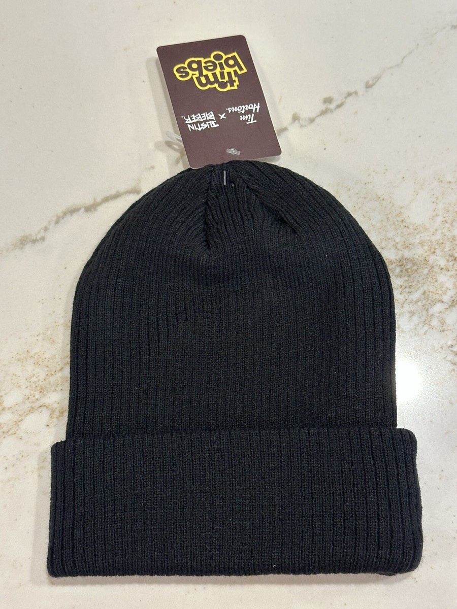 Justin Bieber Tim Biebs Tim Hortons Beanie Toque Stitched  display picture 1
