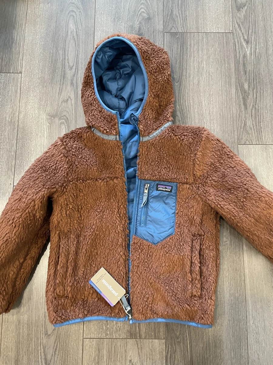 Patagonia Kids Reversible Ready Freddy Hoody Wavy Blue S 7-8 | eBay