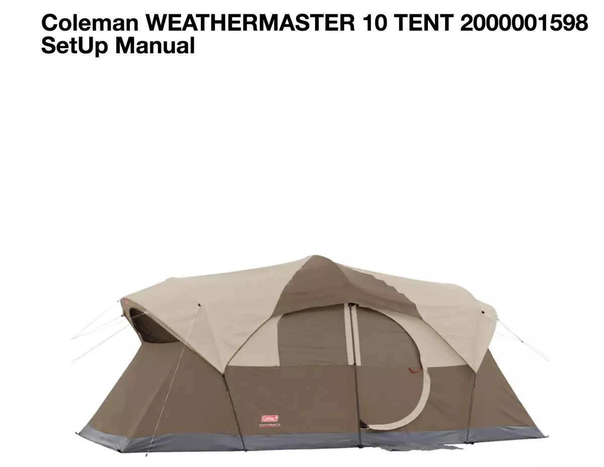 Coleman weathermaster sale 10