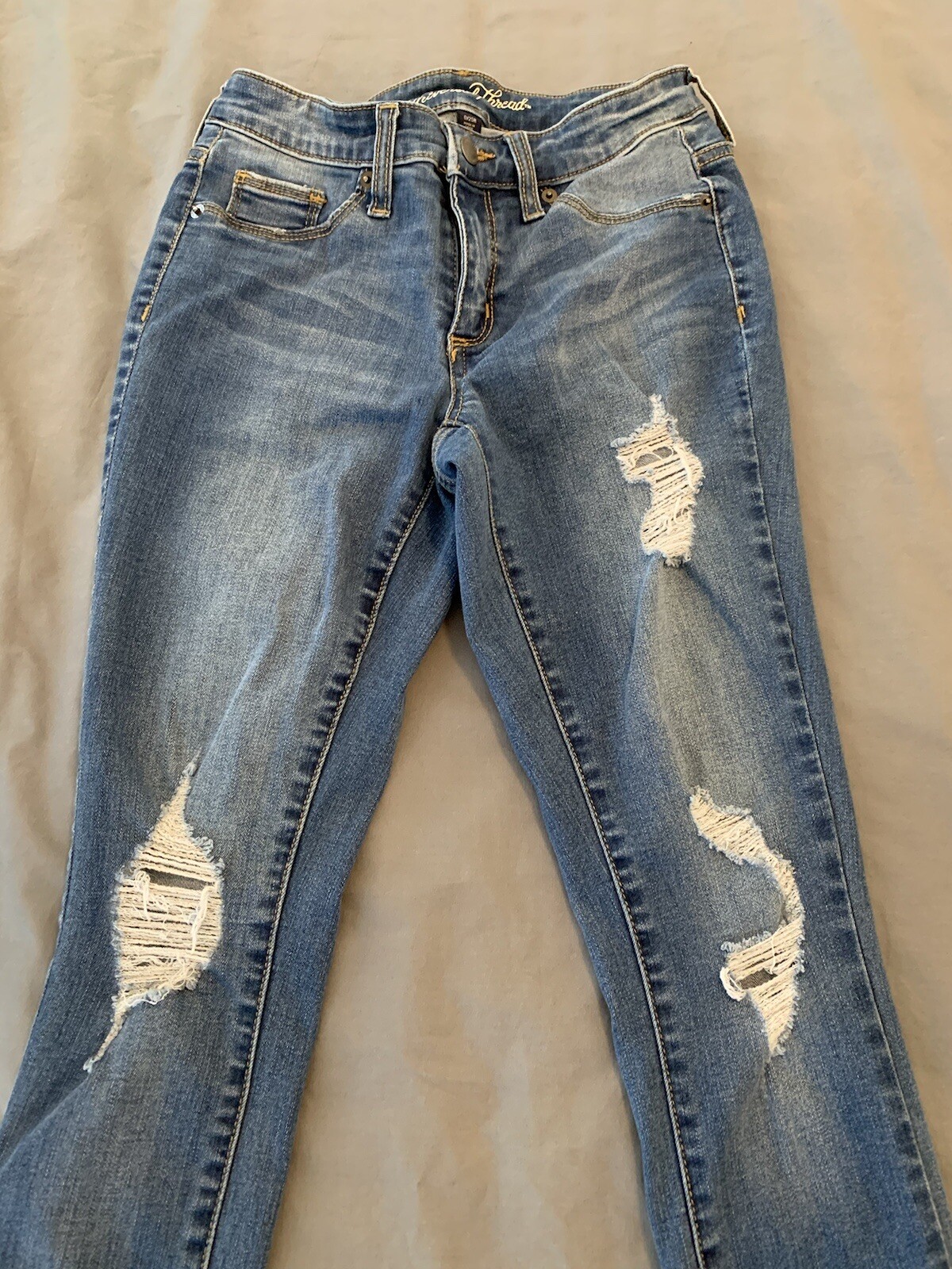 Universal Thread High Rise Jegging Distressed Jun… - image 1