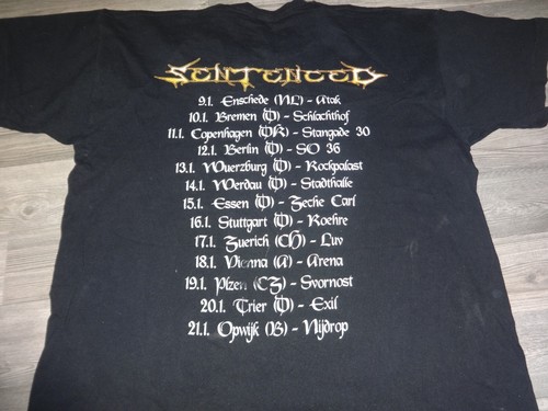 Sentenced Old Vintage Shirt Death Metal 1995 Entombed Demigod Xysma - Foto 3 di 4