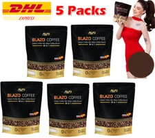 5 X BLAZO Coffee Instant 29 in 1 No Sugar Arabica Healthy 20 Sachets