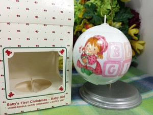 1987 baby's first christmas ornament
