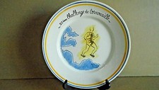  HB Henriot , assiette commémorative , 20ème challenge de Cornouaille 312/500