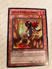Laval forest sprite 1st edition foil yu-gi-oh gaming cards cscan
