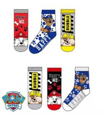 Disney Paw Patrol Söckchen Socken Strümpfe 6er Pack Gr. 23 - 34 NEU und OVP
