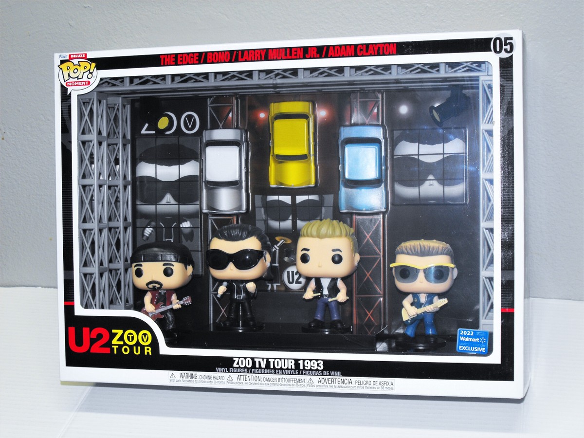 Funko Pop U2 Zoo TV Tour 4-Pack #05 Walmart Exclusive Limited