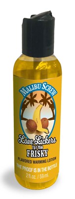 Love Lickers Flavored Warming Massage Oil 2oz - Malibu Screw