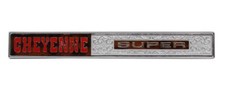 New Glove Box Door Cheyenne Super Emblem For 1972 Chevy Truck Suburban 9740 New Glove Box Door Cheyenne Super Emblem For 1972 Chevy Truck Suburban 9740