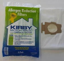 For KIRBY VACUUM BAGS:6 Sentria UNIVERSAL~ F Style MICRON MAGIC Hepa White Cloth